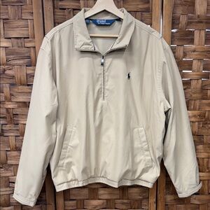 Vintage Polo Ralph Lauren Polo Golf Pullover 1/4 Zip Nylon All weather Jacket